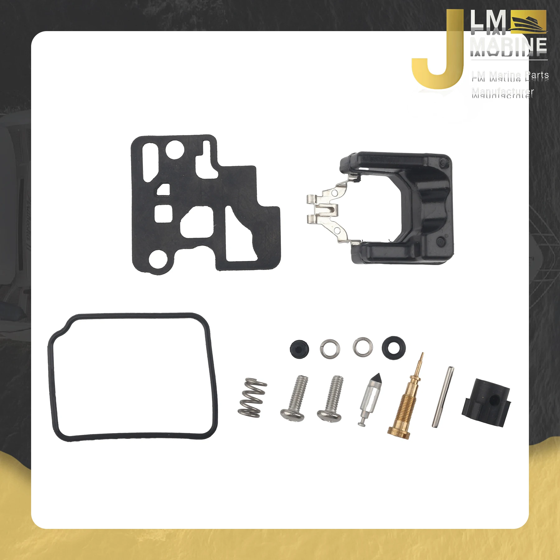 JLM 69M-W0093-00 Compatible with Yamaha 4 Stroke 2.5 HP F2.5 Outboard Carburetor Repair Kit W/ Float Replaces 69M-W0093-01
JLM 69M-W0093-00 Compatible with Yamaha 4 Stroke 2.5 HP F2.5 Outboard Carburetor Repair Kit W/ Float Replaces 69M-W0093-01