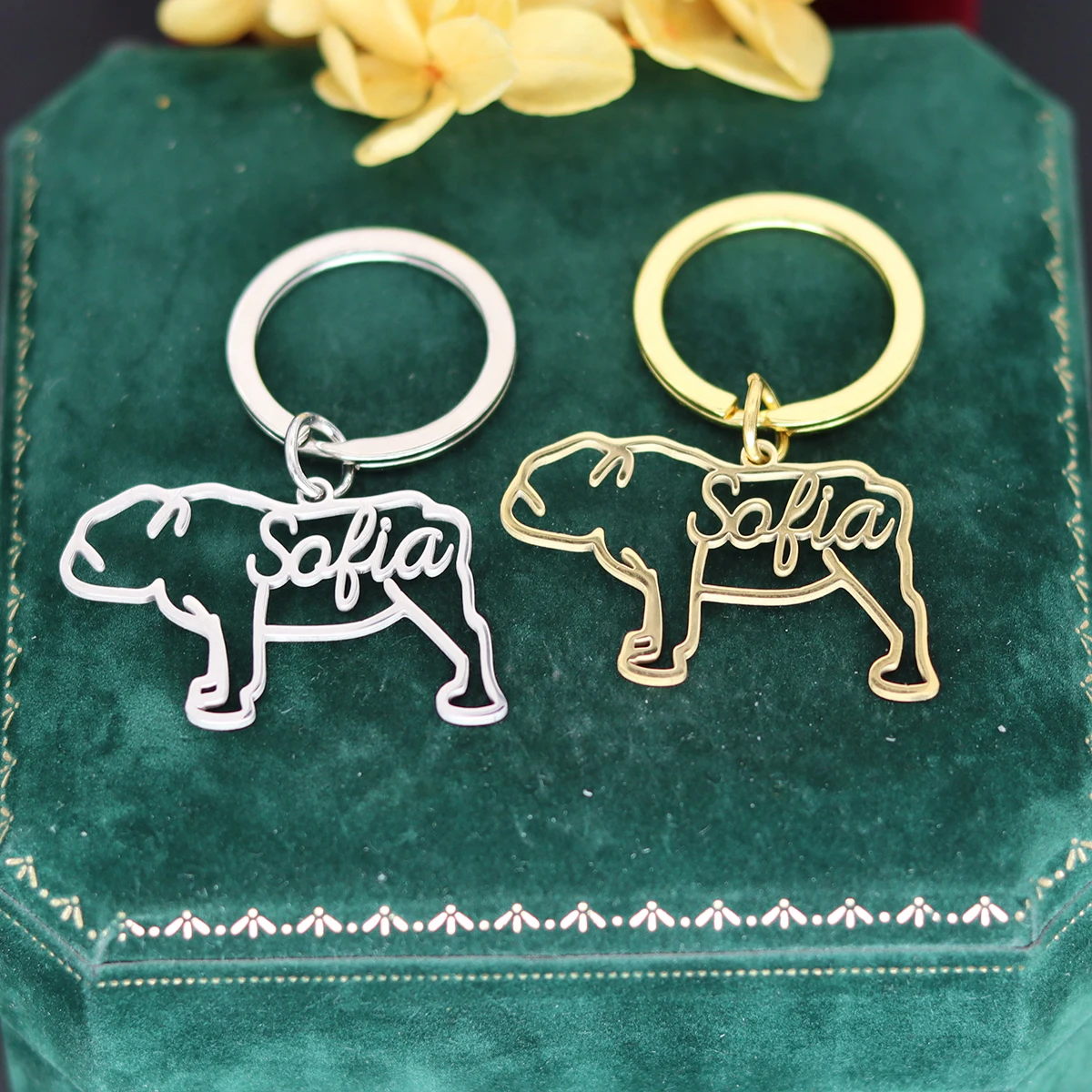 QIAMNI Personalized Customized Dog Name Key Chains Stainless Steel Pet Animal Keyring Engraved Nameplate Keychain Birthday Gift
QIAMNI Personalized Customized Dog Name Key Chains Stainless Steel Pet Animal Keyring Engraved Nameplate Keychain Birthday Gift