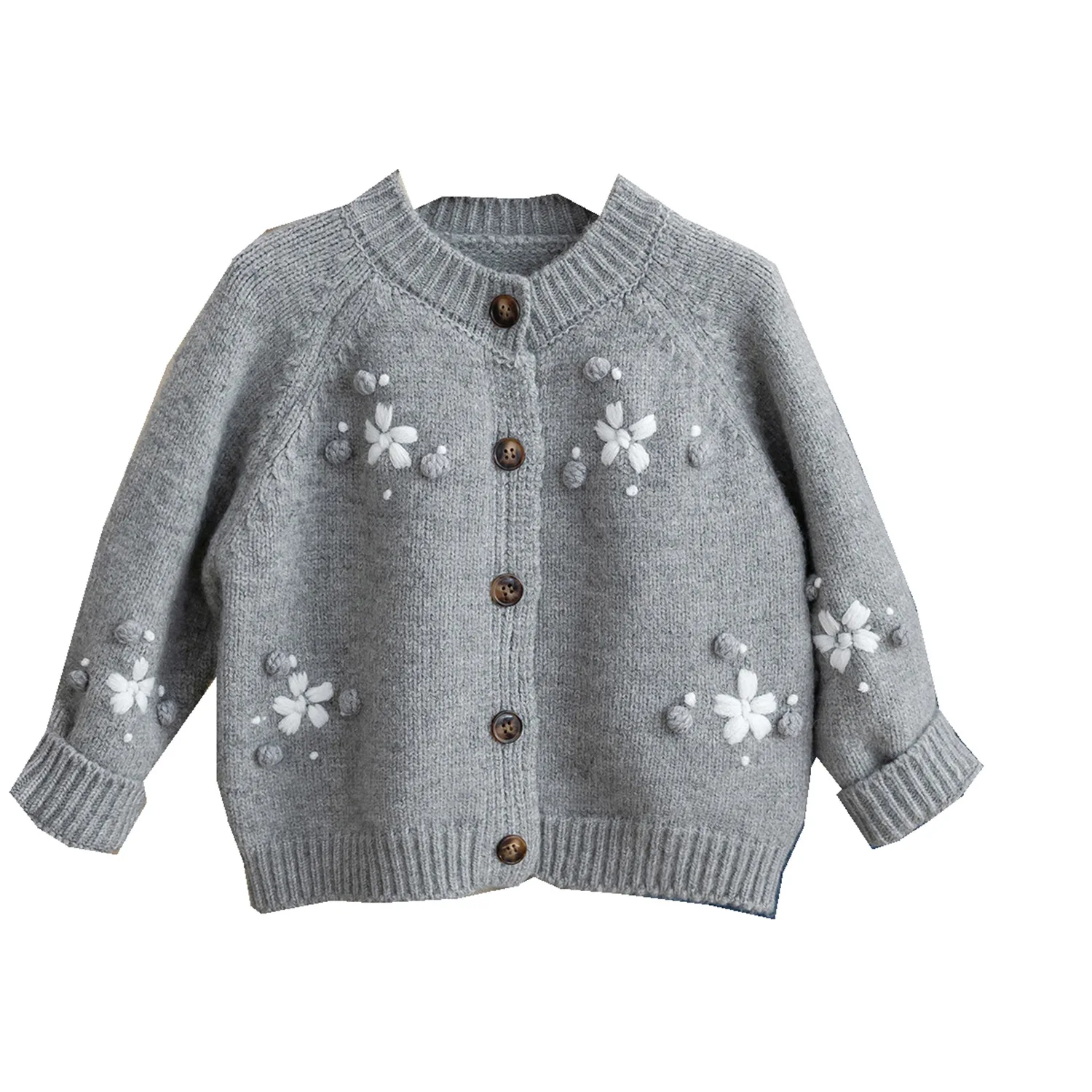2026 Spring Girls Knit Cardigan, Floral Pattern Stylish Kids Knitted Sweater Coat for 80-140cm
2026 Spring Girls Knit Cardigan, Floral Pattern Stylish Kids Knitted Sweater Coat for 80-140cm