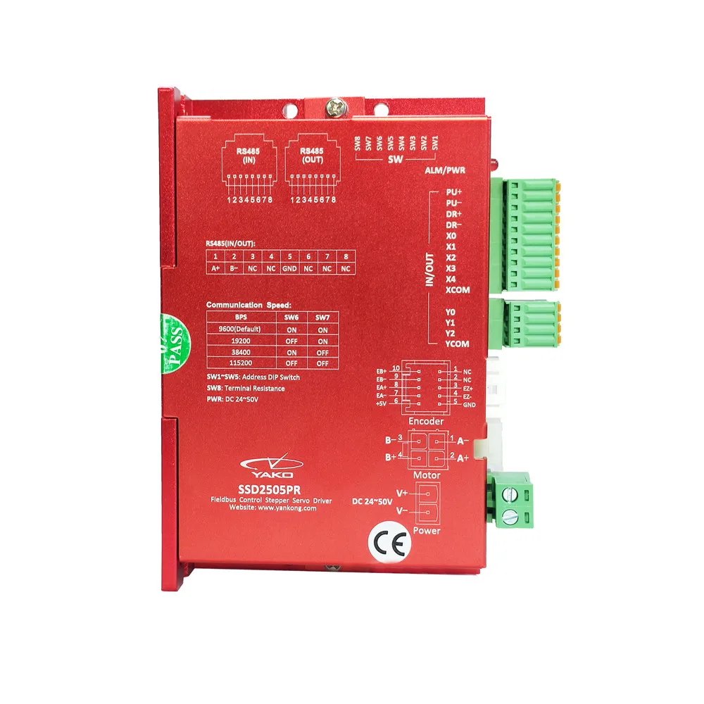 Новый и оригинальный YAKO SSD2505PR 2-фазный RS485 Fieldbus Control шаговый сервопривод
Новый и оригинальный YAKO SSD2505PR 2-фазный RS485 Fieldbus Control шаговый сервопривод