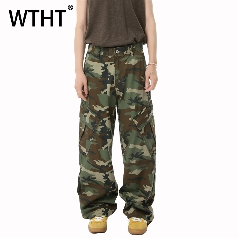 WTHT винтажные летние мужские камуфляжные джинсовые брюки-карго с большими карманами, модные свободные прямые джинсы с высокой талией, мужские 2A0592
WTHT винтажные летние мужские камуфляжные джинсовые брюки-карго с большими карманами, модные свободные прямые джинсы с высокой талией, мужские 2A0592