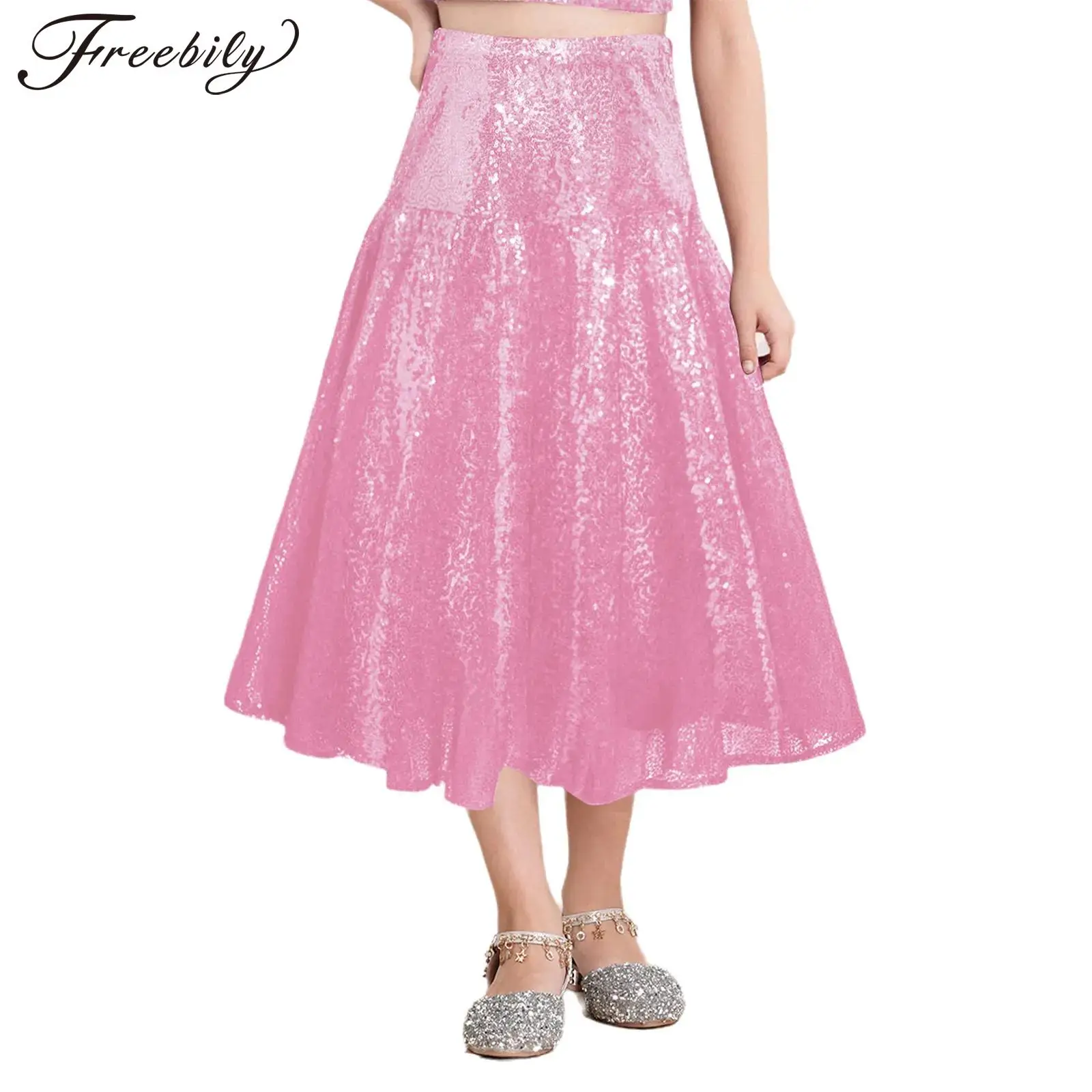 Children's Festive Ruffled Dance Skirt Summer Sequin Skirts Stars Glitter Festival Birthday Skirts For Girls Princess Costumes
Children's Festive Ruffled Dance Skirt Summer Sequin Skirts Stars Glitter Festival Birthday Skirts For Girls Princess Costumes