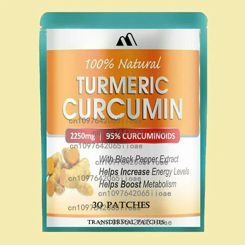 Turmeric Curcumin with Black Pepper Transdermal Patches Enhanced Absorption, Joint Support 30 Patches
Turmeric Curcumin with Black Pepper Transdermal Patches Enhanced Absorption, Joint Support 30 Patches