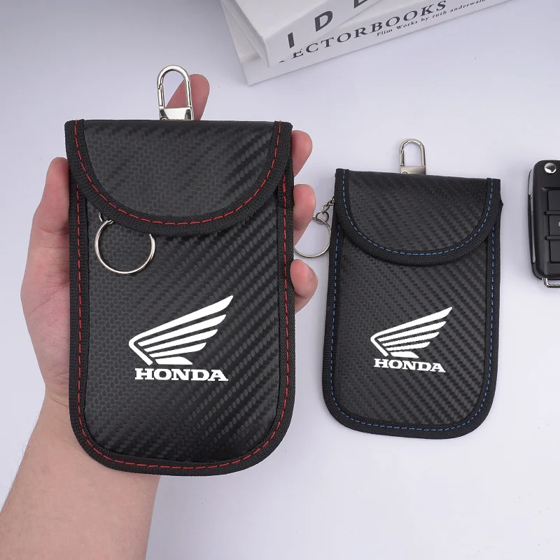 Car Key Case Signal Blocker Bag RFID Shielding Pocket For Honda Mugen Power Civic Accords CRV Hrv Jazz CBR VTEC VFR Accessories
Car Key Case Signal Blocker Bag RFID Shielding Pocket For Honda Mugen Power Civic Accords CRV Hrv Jazz CBR VTEC VFR Accessories