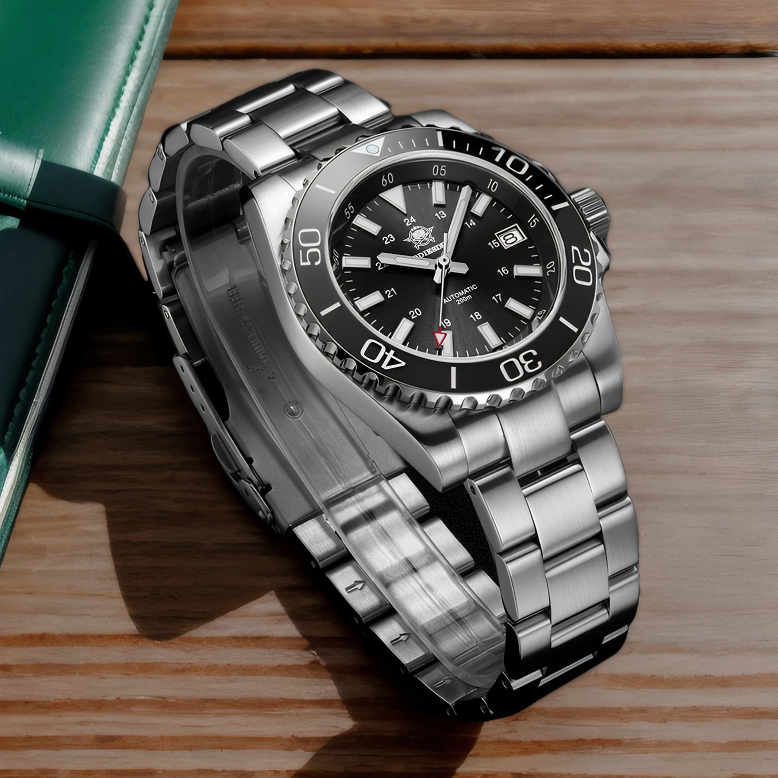 ADDIESDIVE AD2504 Men's Automatic Mechanical Watch Stainless Steel 20Bar Waterproof BGW9 Super Luminous Sapphire Glass Watches
ADDIESDIVE AD2504 Men's Automatic Mechanical Watch Stainless Steel 20Bar Waterproof BGW9 Super Luminous Sapphire Glass Watches