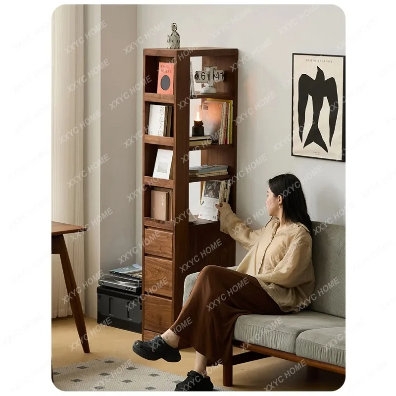 DDBlack walnut solid wood corner, entrance, partition, living room storage, display, side cabinet
DDBlack walnut solid wood corner, entrance, partition, living room storage, display, side cabinet