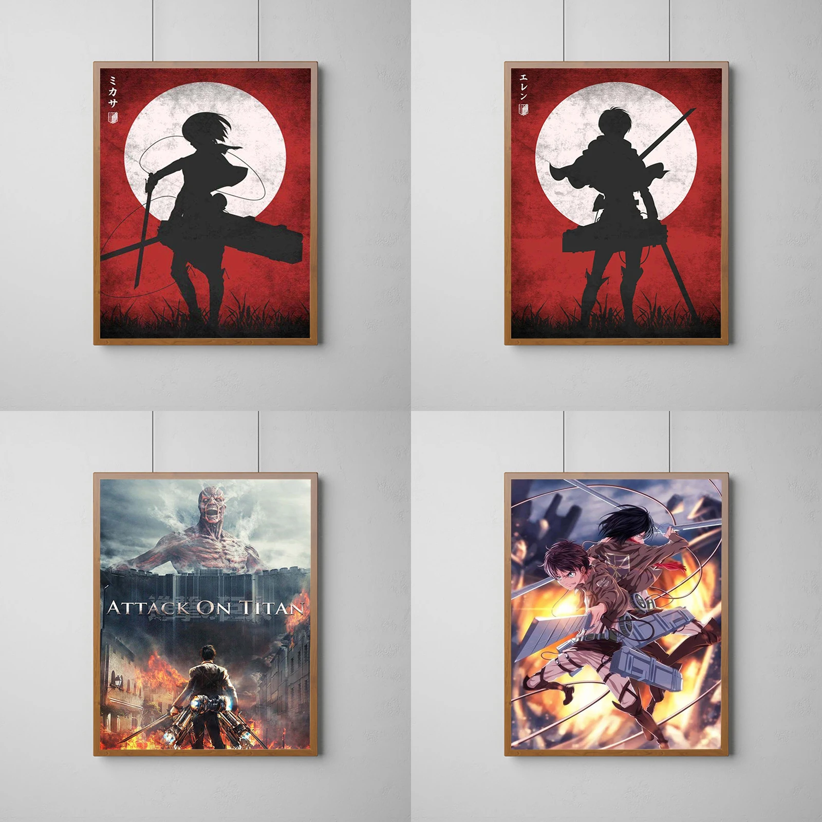 Attack on Titan Anime Poster Decorative Painting for Bedroom Decoration Interior Paintings Canvas Wall Art Room Decor Posters
Attack on Titan Anime Poster Decorative Painting for Bedroom Decoration Interior Paintings Canvas Wall Art Room Decor Posters