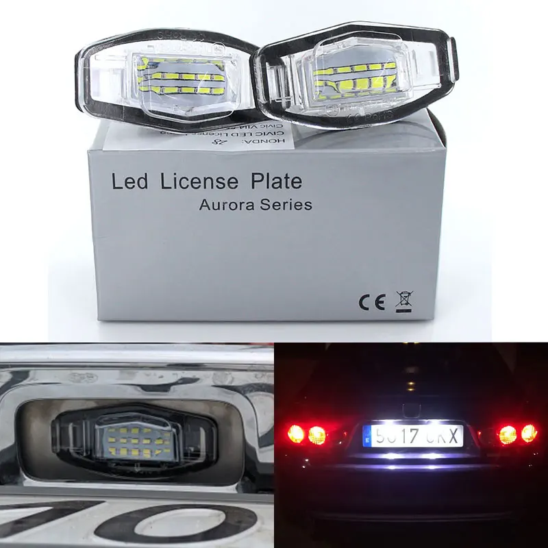 2pcs CANbus LED Number License Plate Light Lamp Error Free for Honda Accord Odyssey Civic Sedan City Acura MDX TSX ILX RDX RL TL
2pcs CANbus LED Number License Plate Light Lamp Error Free for Honda Accord Odyssey Civic Sedan City Acura MDX TSX ILX RDX RL TL