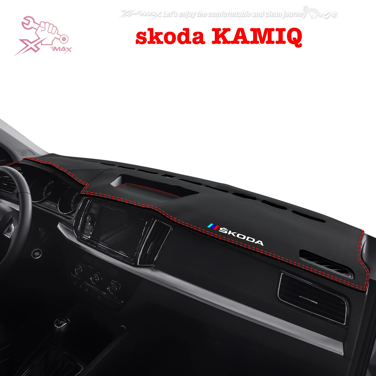 Left-hand Drive Car Dashboard Mat For skoda KAMIQ 2018-2025 Light Blocking Pad Center Console Dash Mat Sunshield protector
Left-hand Drive Car Dashboard Mat For skoda KAMIQ 2018-2025 Light Blocking Pad Center Console Dash Mat Sunshield protector