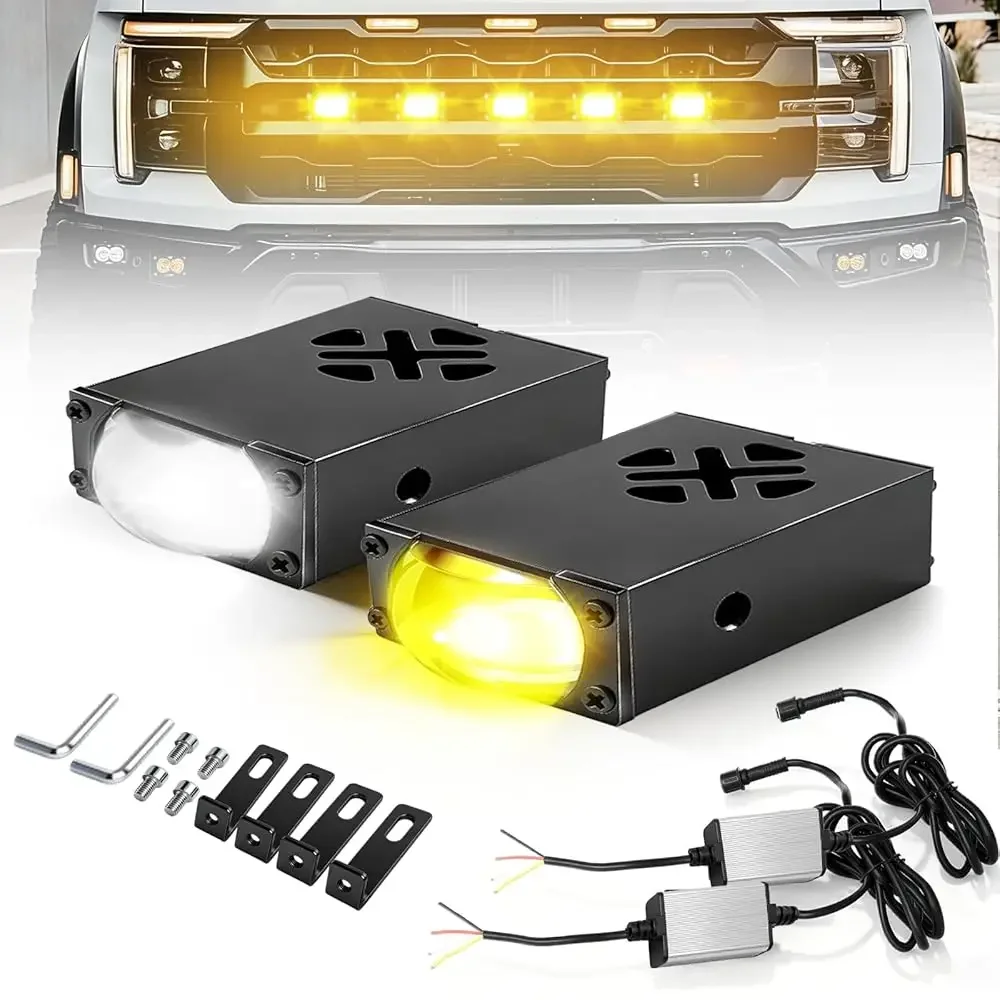 Free Shipping - 4 Modes LED Fog Lights,Mini Projector Grill Driving Lights with White/Amber, Slim LED Bar Assemblies, Cab Lights
Free Shipping - 4 Modes LED Fog Lights,Mini Projector Grill Driving Lights with White/Amber, Slim LED Bar Assemblies, Cab Lights