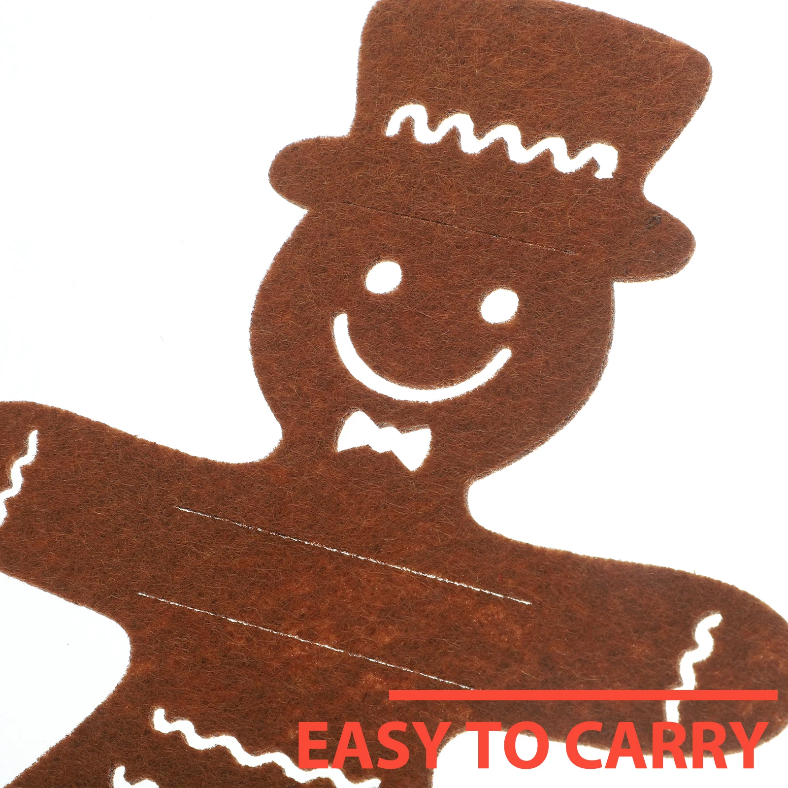 12 Pcs Gingerbread Man Tableware Set Bag Silverware Sleeves Number Holder for Party Fork Cloth Cutlery Bags
12 Pcs Gingerbread Man Tableware Set Bag Silverware Sleeves Number Holder for Party Fork Cloth Cutlery Bags