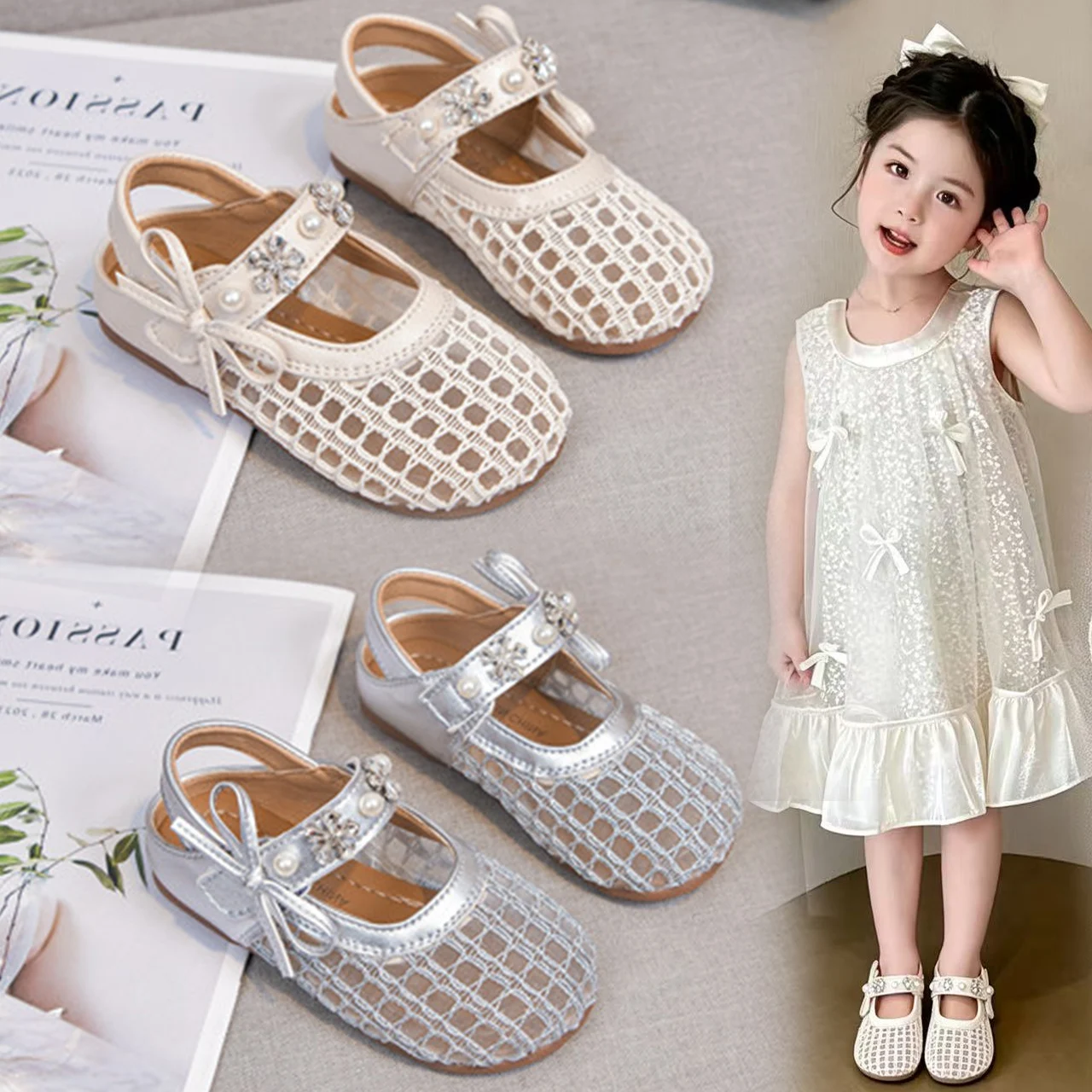 Little Girls Mesh Sandals with Cute Bow 2026 New Summer Kids Strappy Leather Shoes Soft Sole Simple Trendy Princess Party Shoes
Little Girls Mesh Sandals with Cute Bow 2026 New Summer Kids Strappy Leather Shoes Soft Sole Simple Trendy Princess Party Shoes