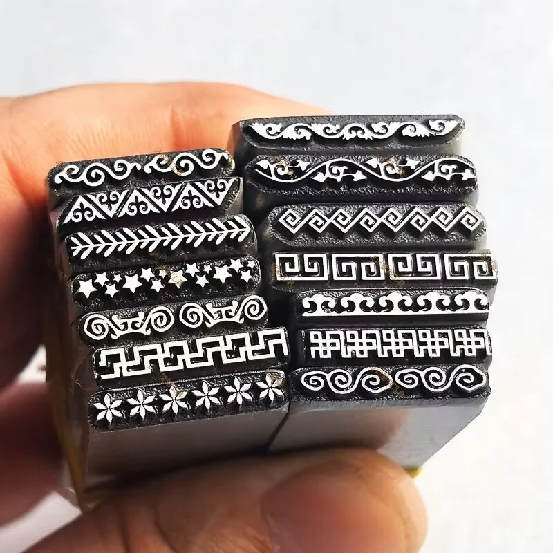 Jewelry Stamps, Gold and Silver Bracelets, Engraving Dies, Square Pattern Steel Stamps, Gold-Making Tools
Jewelry Stamps, Gold and Silver Bracelets, Engraving Dies, Square Pattern Steel Stamps, Gold-Making Tools
