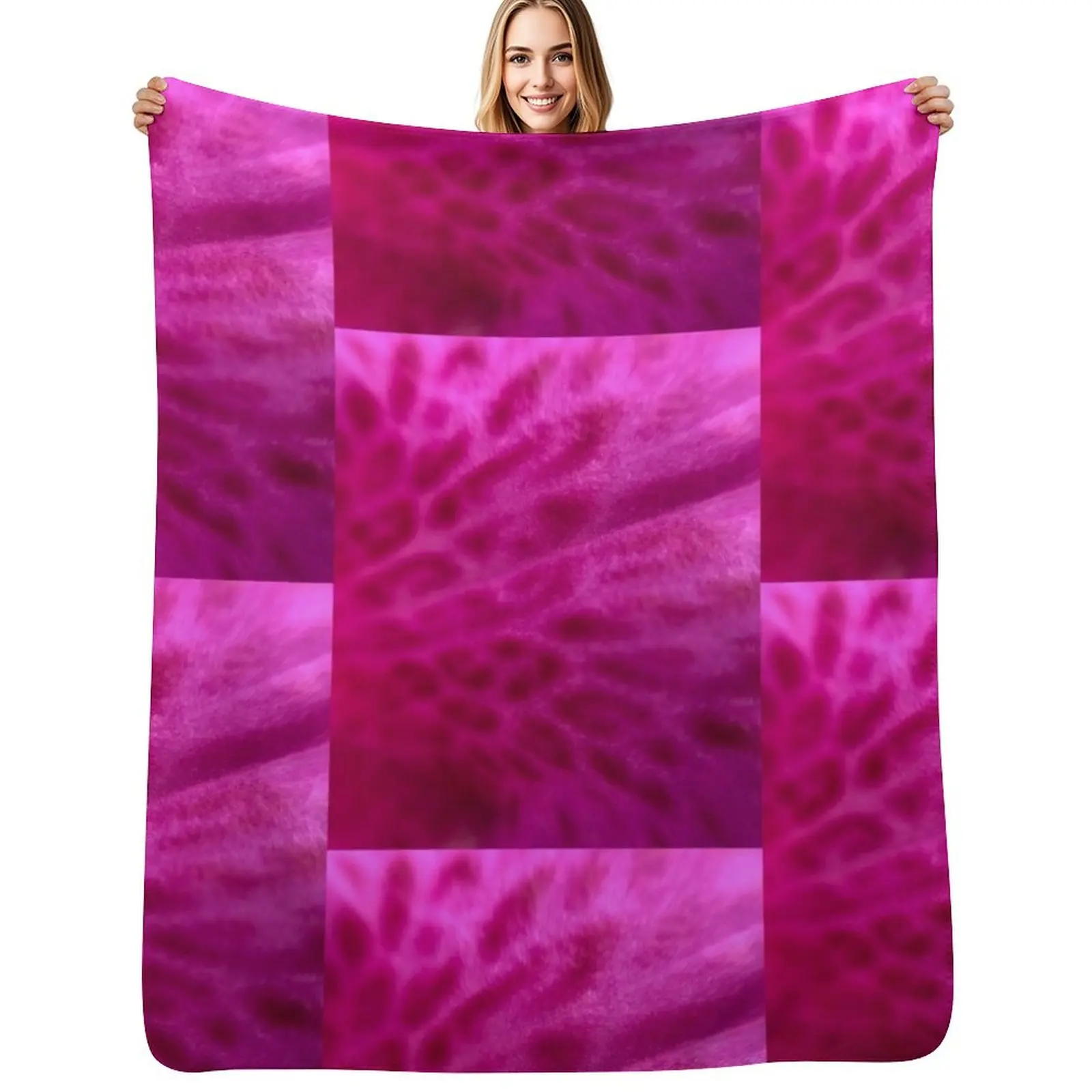 Fuchsia Azalea Quilt Throw Blanket Cozy Light Blanket for Travel Camping Picnic
Fuchsia Azalea Quilt Throw Blanket Cozy Light Blanket for Travel Camping Picnic
