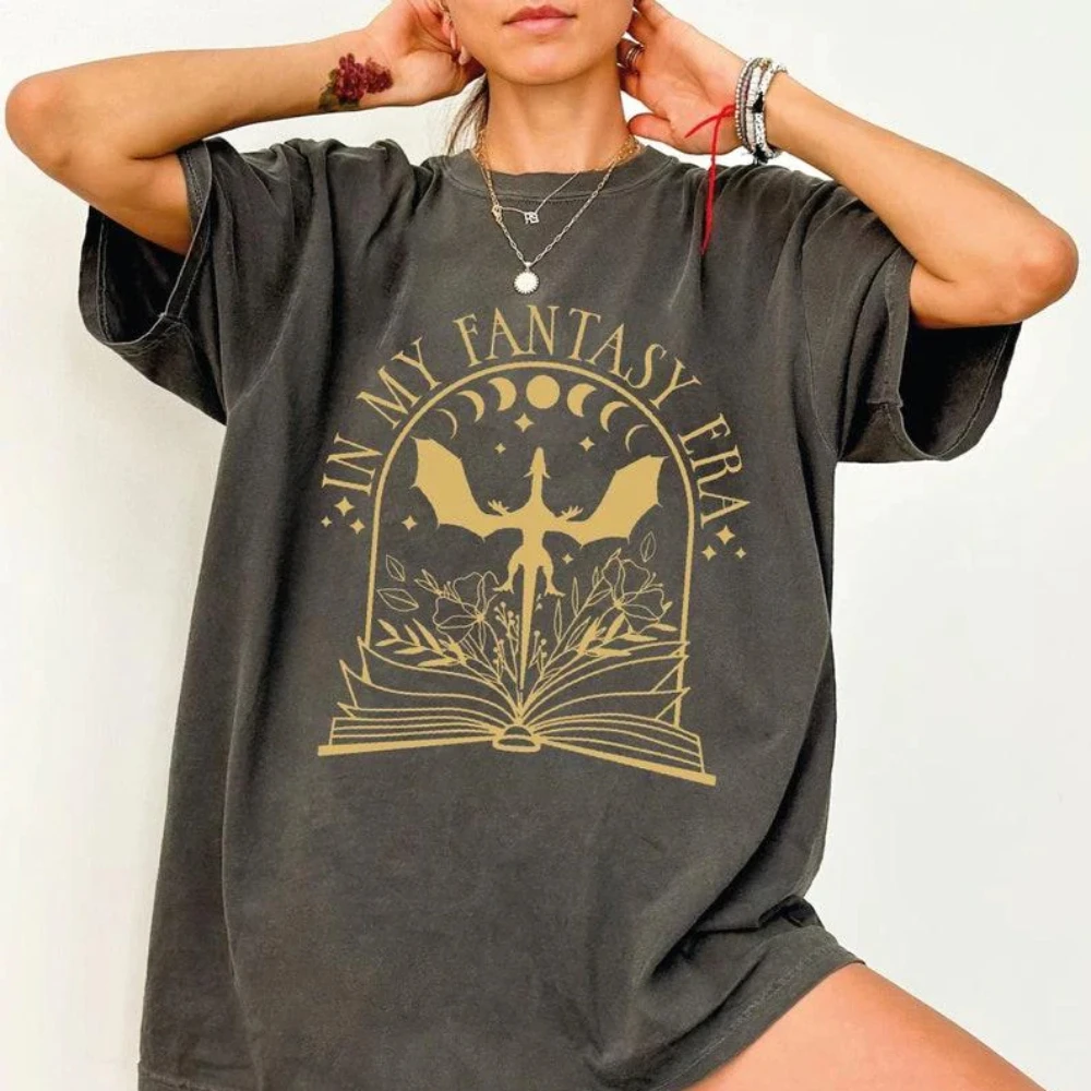 Women's Vintage in My Fantasy Era Ourth Wing T-Shirt Men Streetwear Oversized Tee Short Sleeve Unisex All-season Harajuku Tops
Women's Vintage in My Fantasy Era Ourth Wing T-Shirt Men Streetwear Oversized Tee Short Sleeve Unisex All-season Harajuku Tops