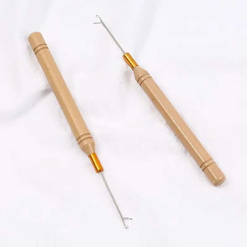 Hook Needle Tools Wooden Handle Hook Needle Lace Wig Making Knitting Micro Rings Loop Hair Extension Weaving Sewing Supplies
Hook Needle Tools Wooden Handle Hook Needle Lace Wig Making Knitting Micro Rings Loop Hair Extension Weaving Sewing Supplies