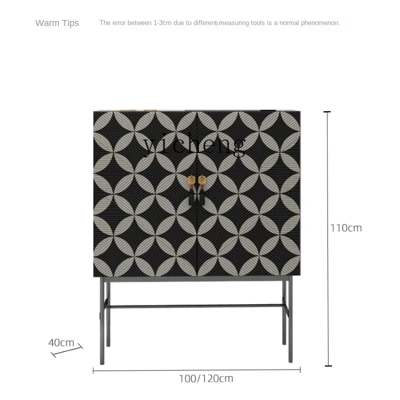 ZC Minimalist Locker Solid Wood Partition Sideboard Cabinet Living Room Entrance Black and White Entrance Cabinet
ZC Minimalist Locker Solid Wood Partition Sideboard Cabinet Living Room Entrance Black and White Entrance Cabinet