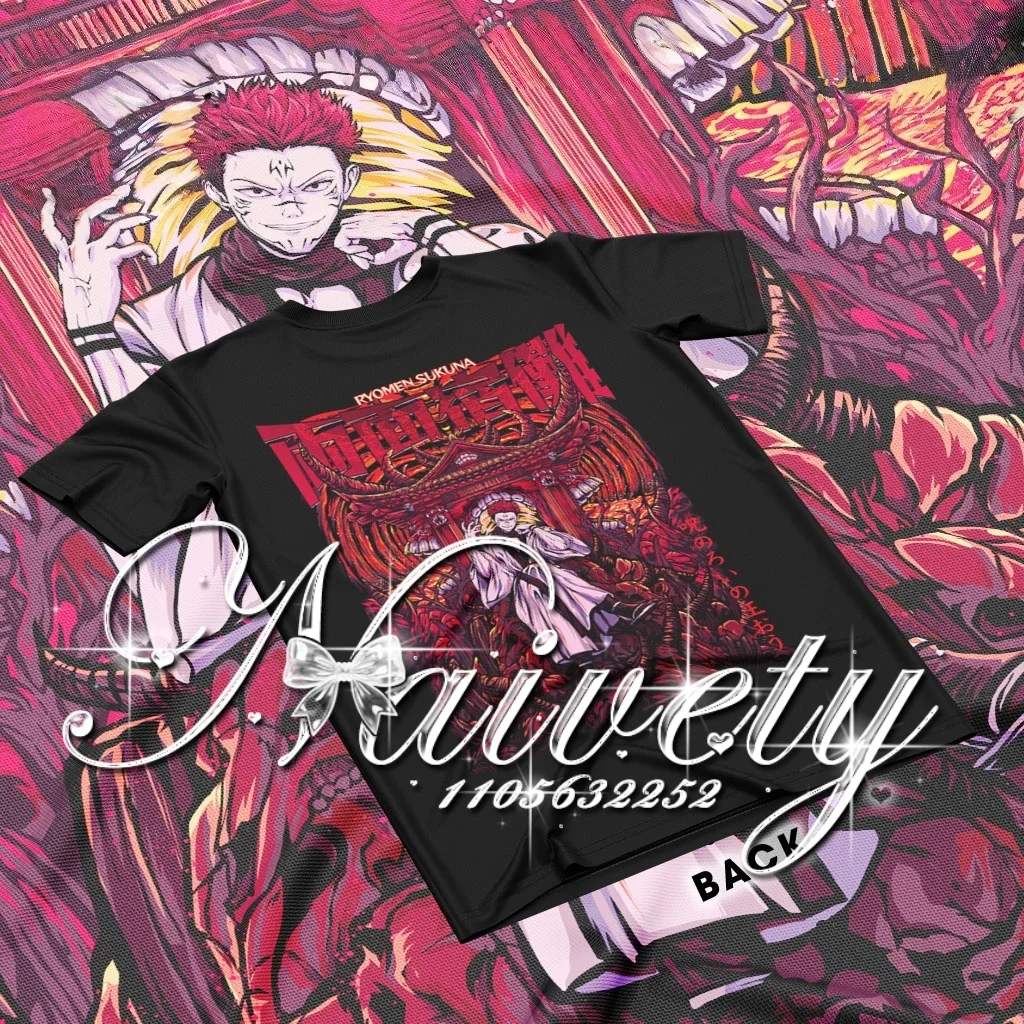 Anime Jujutsu Kaisen Ryomen Sukuna Fushiguro Kitchen Domain Graphic T-shirt 2026 Summer Breathable Unisex Casual Sport Tops Y2k
Anime Jujutsu Kaisen Ryomen Sukuna Fushiguro Kitchen Domain Graphic T-shirt 2026 Summer Breathable Unisex Casual Sport Tops Y2k