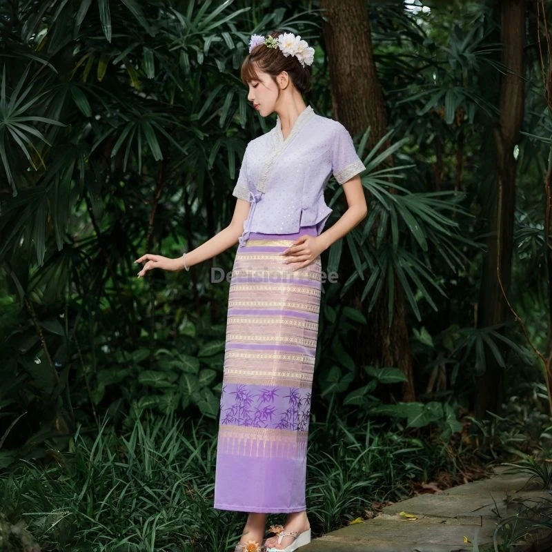 2025 dai minority splashing festival dancing garment elegant traditional thailand clothing trendy temperament women's clothes
2025 dai minority splashing festival dancing garment elegant traditional thailand clothing trendy temperament women's clothes