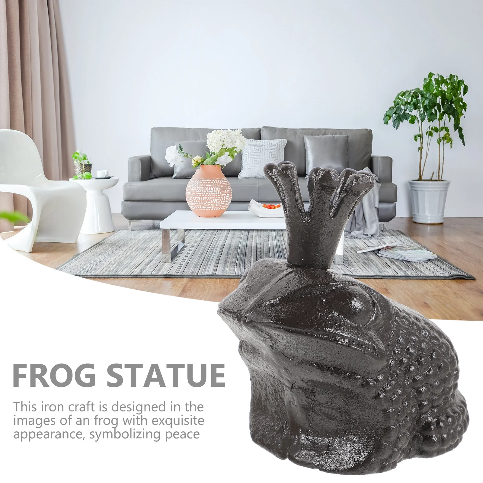 Cute Iron Frog Ornament Delicate Desktop Statue Home Furnishing Easy Carry Stable Bottom Garden Patio Decoration
Cute Iron Frog Ornament Delicate Desktop Statue Home Furnishing Easy Carry Stable Bottom Garden Patio Decoration