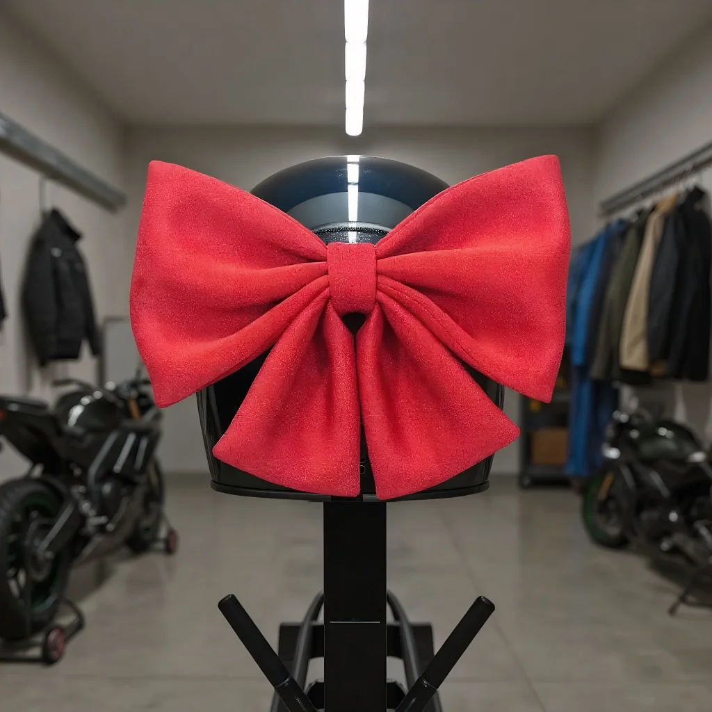 Cute Adjustable Bow Helmet Decor - Polyester Cotton Accessory for Motorcycle/Bike - Universal Fit Gift for Girls 
Cute Adjustable Bow Helmet Decor - Polyester Cotton Accessory for Motorcycle/Bike - Universal Fit Gift for Girls