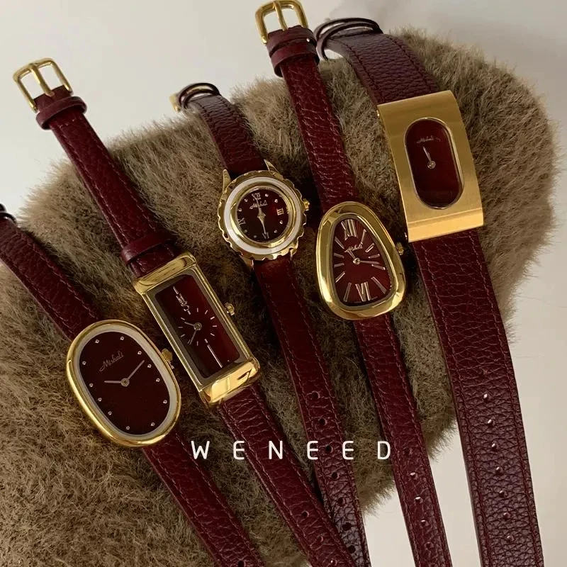 Retro Temperament Burgundy Series Belt Quartz Watch Ladies Girls Watch Ladies Accessories Wholesale
Retro Temperament Burgundy Series Belt Quartz Watch Ladies Girls Watch Ladies Accessories Wholesale