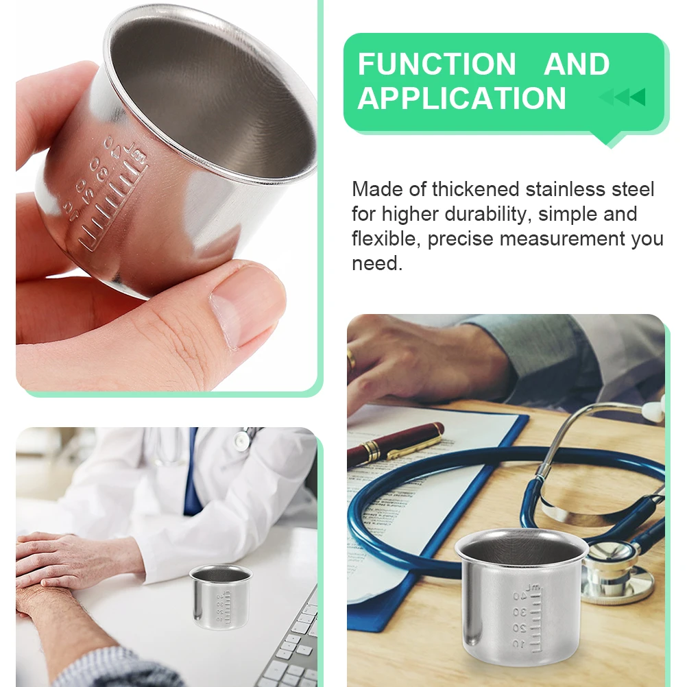 8 Pcs Measuring Cup Cups Metal Scale Laboratory with Measure Graduated Medicine
8 Pcs Measuring Cup Cups Metal Scale Laboratory with Measure Graduated Medicine