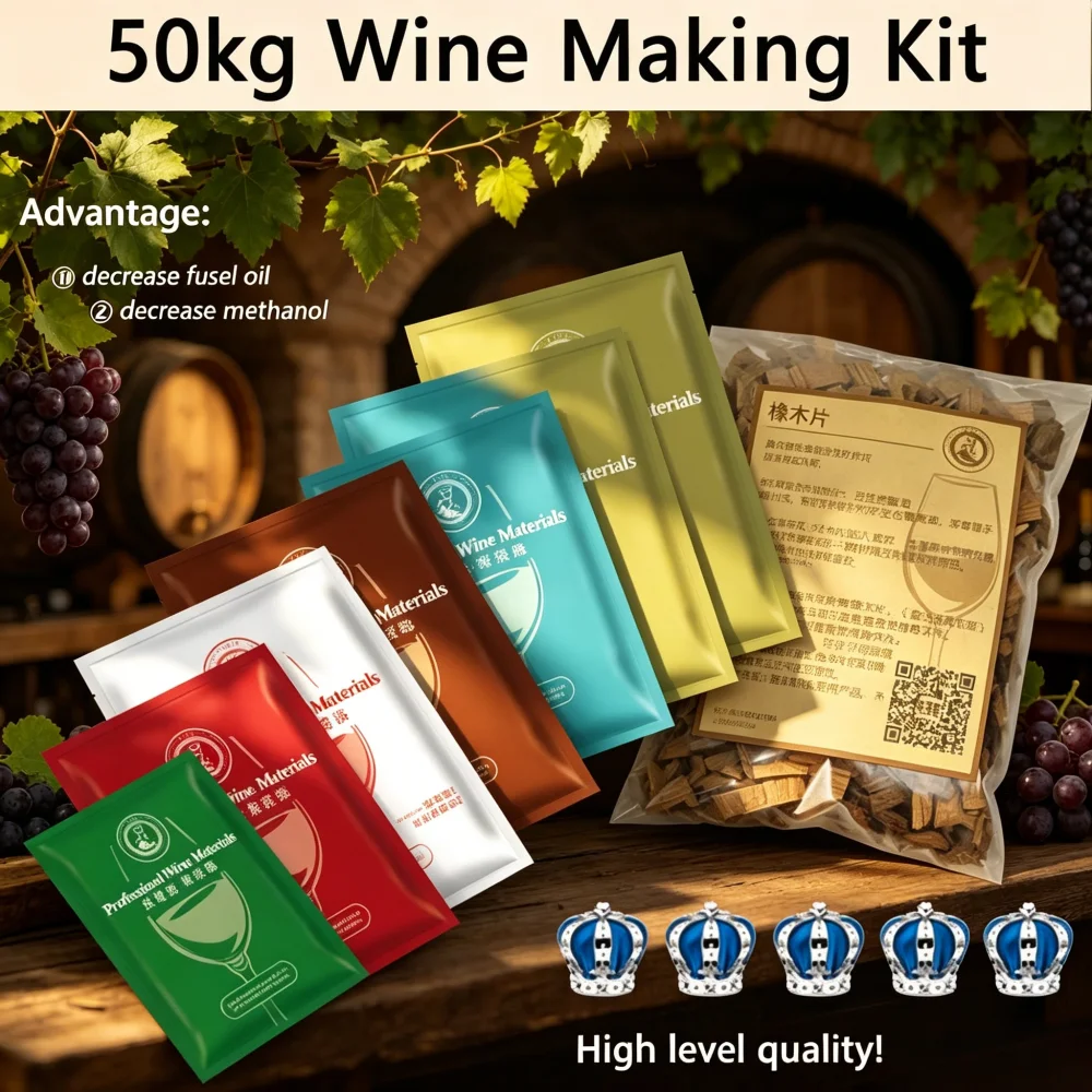 Kit Aluminum Bag Used to Pack Wine Yeasts Package
Kit Aluminum Bag Used to Pack Wine Yeasts Package