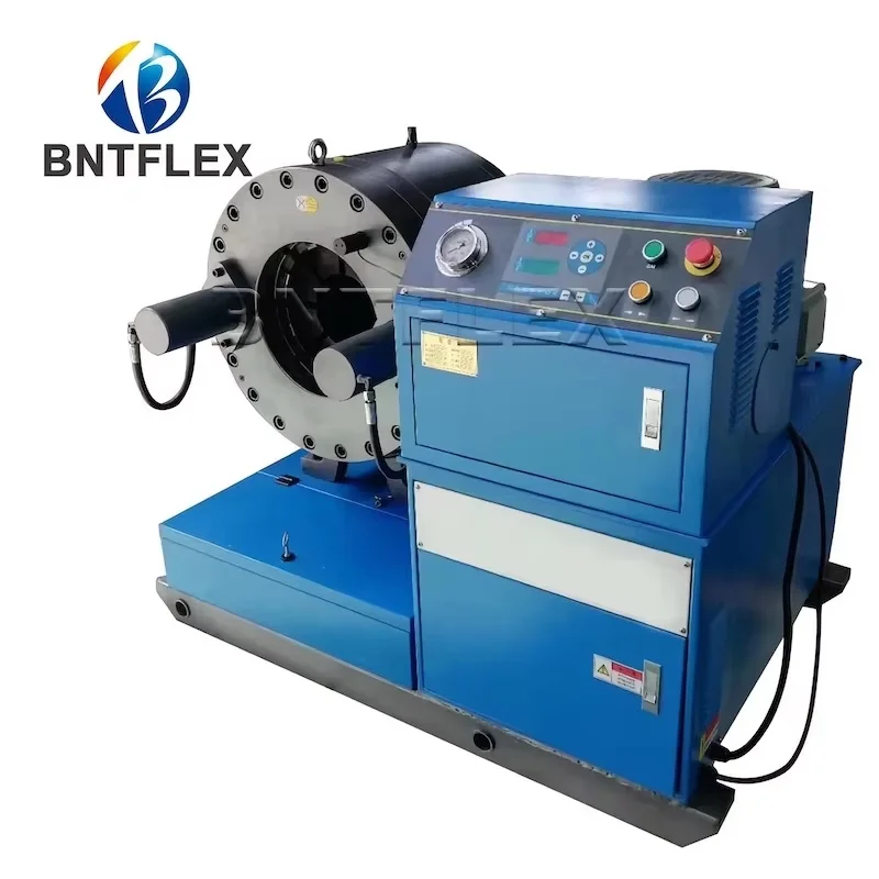 6" Quick Change Dies Tool Make Hydraulic Hose Crimping Machine BNT91F Rubber Hose Pipe Press Machine
6" Quick Change Dies Tool Make Hydraulic Hose Crimping Machine BNT91F Rubber Hose Pipe Press Machine