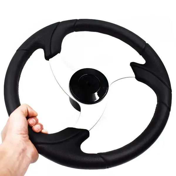 NEW 13-1/2" Boat Whirlwind Aluminum Alloy Steering Wheel Siver Brushed Spoke Marine Yacht New Style Of The Factory
NEW 13-1/2" Boat Whirlwind Aluminum Alloy Steering Wheel Siver Brushed Spoke Marine Yacht New Style Of The Factory