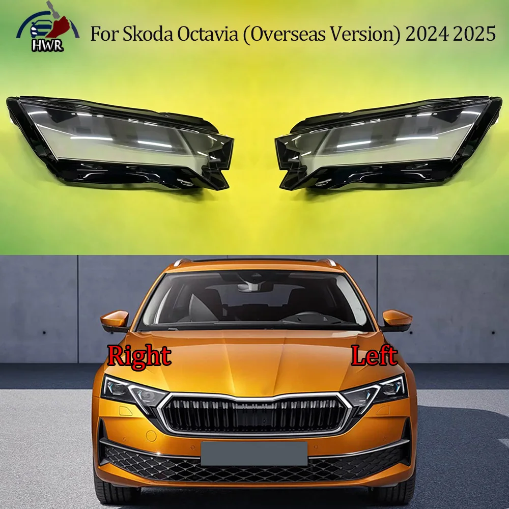 For Skoda 2024 2025 Octavia (Overseas Version) Car Accessories Headlamps Transparent Lampshades Lamp Shell Headlights Lens Cover
For Skoda 2024 2025 Octavia (Overseas Version) Car Accessories Headlamps Transparent Lampshades Lamp Shell Headlights Lens Cover