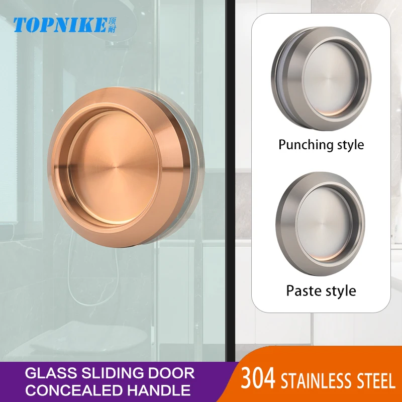 Shower Room Glass Door Stainless Steel Concealed Round Handle Sliding Door Suspended Sliding Door Buckle Invisible Pulls
Shower Room Glass Door Stainless Steel Concealed Round Handle Sliding Door Suspended Sliding Door Buckle Invisible Pulls