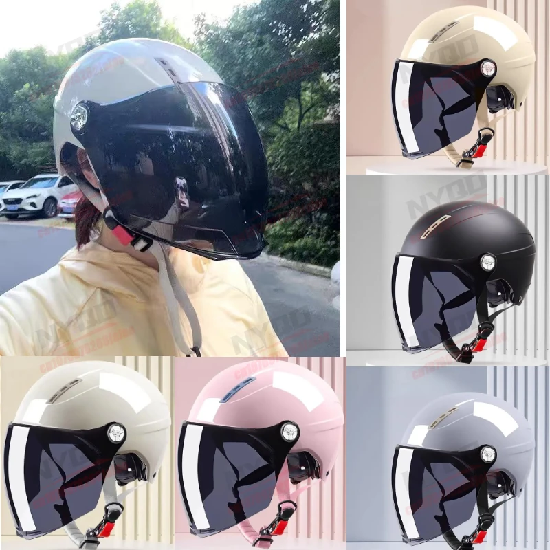 Motorcycle Riding Helmet for Men and Women Sunscreen and UV Protection Motorcycle Half Helmet All Season Universal Safety Helmet
Motorcycle Riding Helmet for Men and Women Sunscreen and UV Protection Motorcycle Half Helmet All Season Universal Safety Helmet