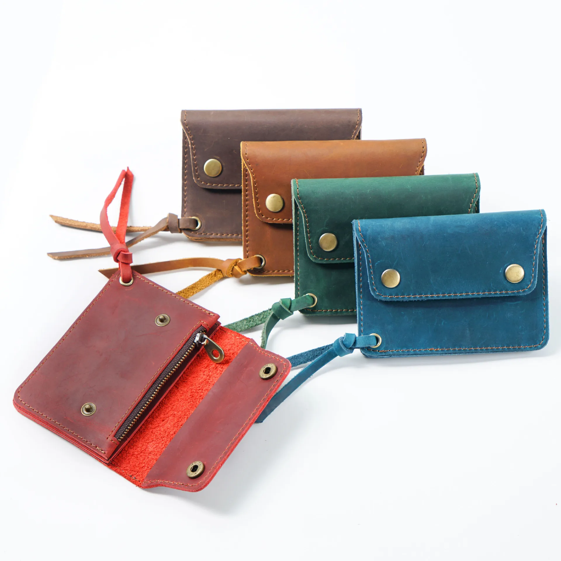 Vintage simple card bag leather short wallet Crazy Horse Leather Zipper Wallet storage bag storage card bag
Vintage simple card bag leather short wallet Crazy Horse Leather Zipper Wallet storage bag storage card bag