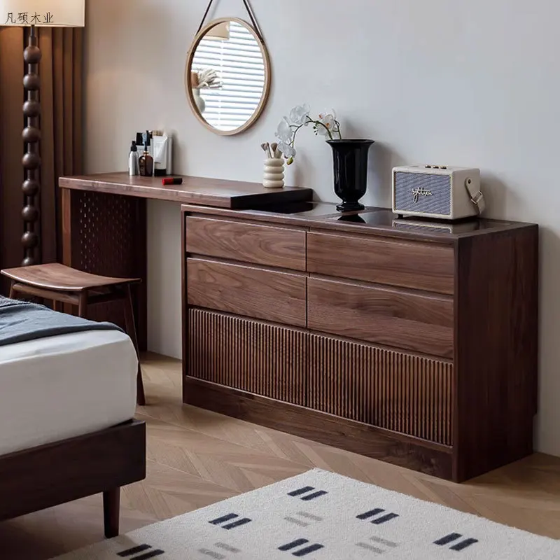 Customizable North American black walnut dresser chest integrated
Customizable North American black walnut dresser chest integrated