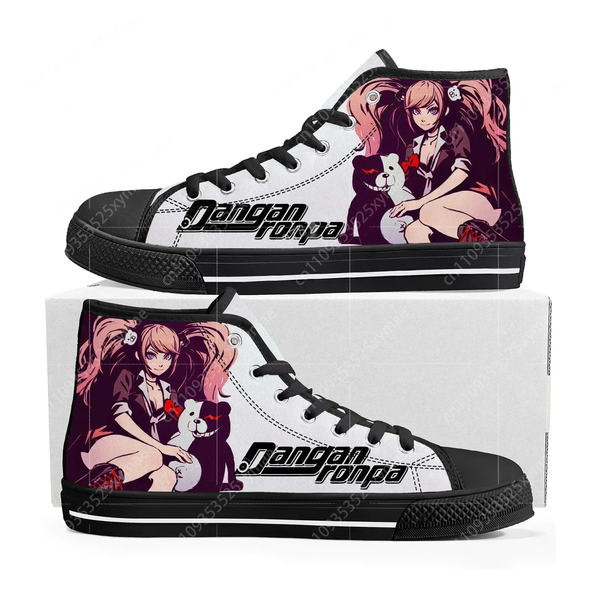 Cartoon Game Danganronpa Junko Enoshima High Top Sneakers Mens Womens High Quality Canvas Sneaker Custom Built Couple Shoes
Cartoon Game Danganronpa Junko Enoshima High Top Sneakers Mens Womens High Quality Canvas Sneaker Custom Built Couple Shoes