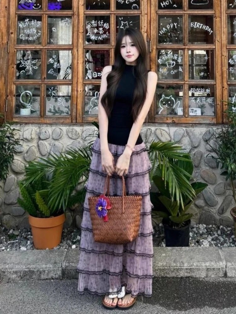 Print Cake Mesh A-line Sets Skirt Small Fellow Solid Simple Office Lady Vest Korea Chic Ins Slim Elegant Casual Dresses
Print Cake Mesh A-line Sets Skirt Small Fellow Solid Simple Office Lady Vest Korea Chic Ins Slim Elegant Casual Dresses