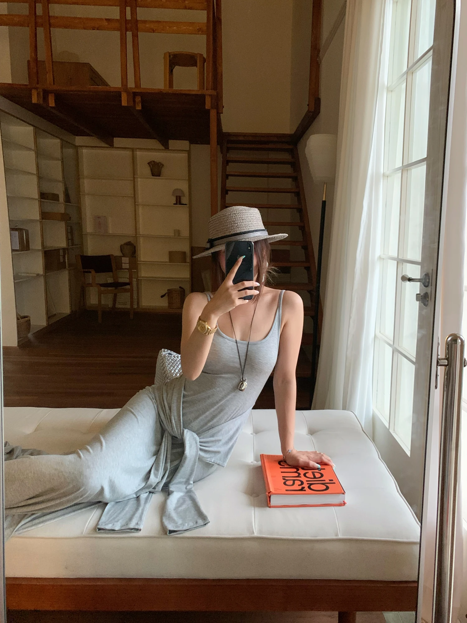BLUETIQUE Summer Cool Naked Feel Dr Knot Strap Fake Two-Piece High Waist A-Line Long Skirt without Sve Women's D...
BLUETIQUE Summer Cool Naked Feel Dr Knot Strap Fake Two-Piece High Waist A-Line Long Skirt without Sve Women's D...