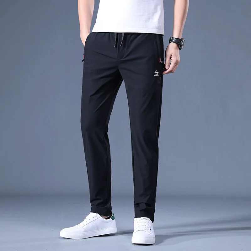 Summer Men Golf Trousers High Quality Ice Silk Thin Elastic Golf Pants Outdoors Running Male Sports Golf Casual Cargo Pants 골프웨어
Summer Men Golf Trousers High Quality Ice Silk Thin Elastic Golf Pants Outdoors Running Male Sports Golf Casual Cargo Pants 골프웨어