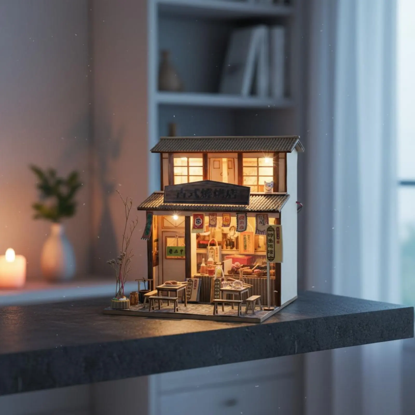 Wooden House Model with Lighted Light Pre-Colored Parts Ancient Chinese Building Model Kit Three-Dimensional Wooden Assembly Kit
Wooden House Model with Lighted Light Pre-Colored Parts Ancient Chinese Building Model Kit Three-Dimensional Wooden Assembly Kit