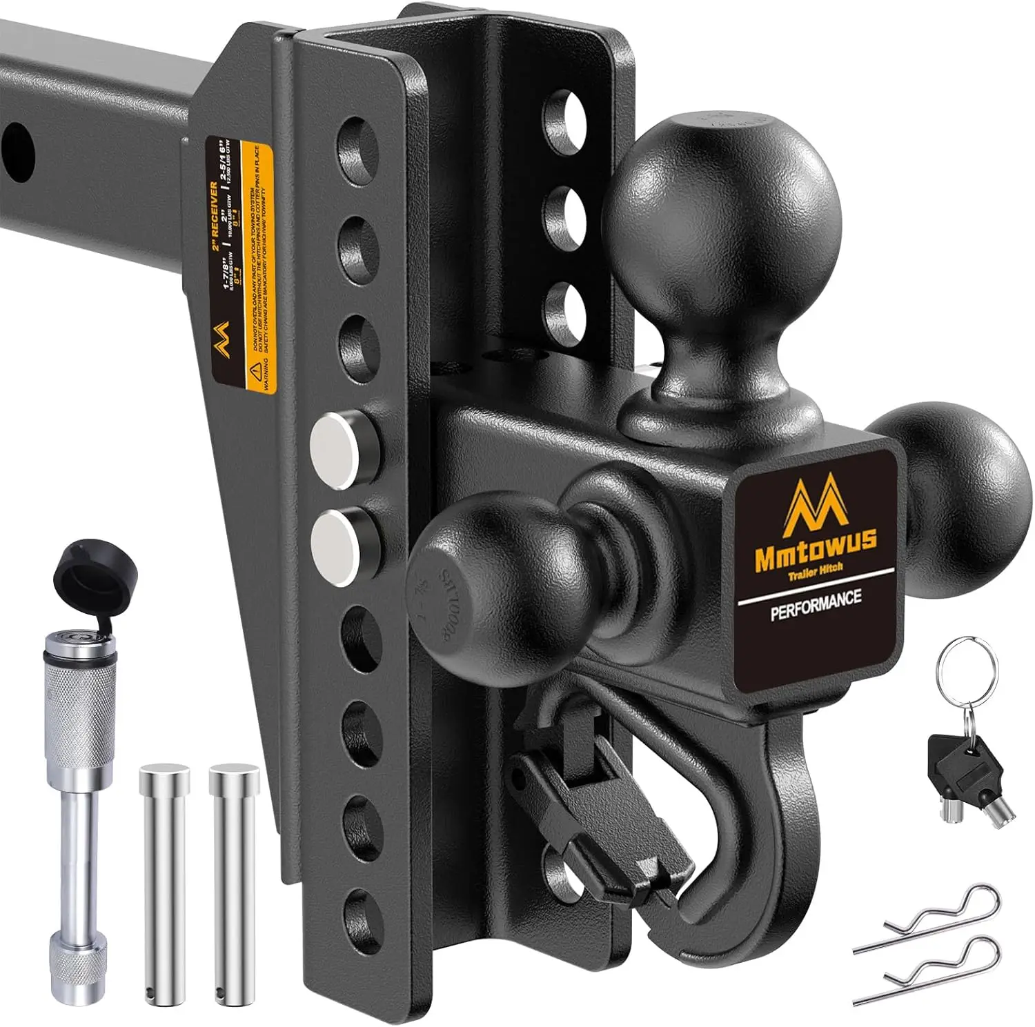 For Trucks, RV, Camper, Steel, No Color Mentioned, 12,500 LBS GTW Adjustable
For Trucks, RV, Camper, Steel, No Color Mentioned, 12,500 LBS GTW Adjustable