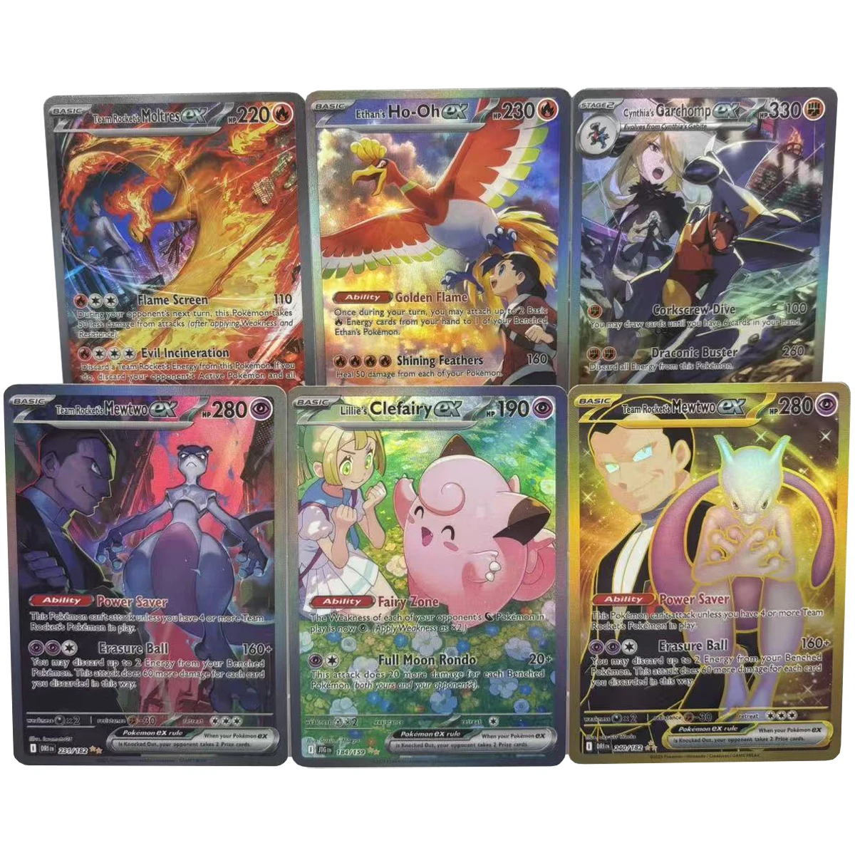 6Pcs/set Diy PTCG Lillie Cynthia Rayquaza Mew Zekrom Lugia Umbreon Flash Card Self Made Classic Anime Collection Cards Gift Toy
6Pcs/set Diy PTCG Lillie Cynthia Rayquaza Mew Zekrom Lugia Umbreon Flash Card Self Made Classic Anime Collection Cards Gift Toy