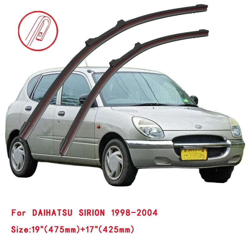 For DAIHATSU SIRION 1998-2011 Car Windshield Wiper Blade Front Windscreen Brushes Washer Accessories Cleaning Replacement Parts
For DAIHATSU SIRION 1998-2011 Car Windshield Wiper Blade Front Windscreen Brushes Washer Accessories Cleaning Replacement Parts