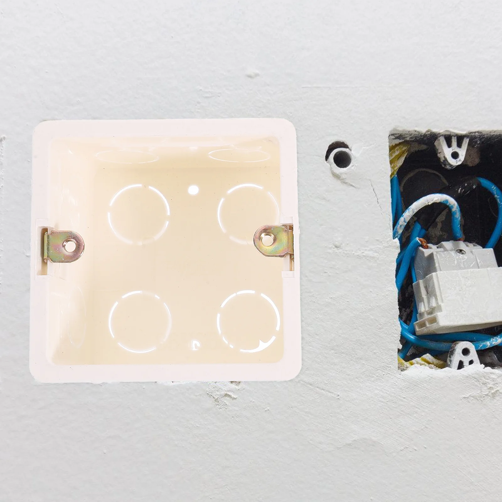 10pcs 86 Type Pvc Junction Wall Socket Box For Hidden Installation Recessed Electrical Box Outlet Mounting Case
10pcs 86 Type Pvc Junction Wall Socket Box For Hidden Installation Recessed Electrical Box Outlet Mounting Case