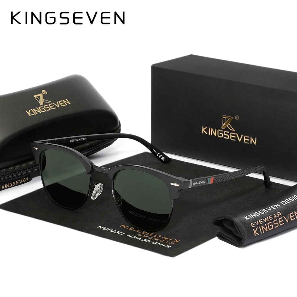 KINGSEVEN Brand Trendy Design Polarized Sunglasses UV400 Protection Eyewear For Men Women Driving Glasses
KINGSEVEN Brand Trendy Design Polarized Sunglasses UV400 Protection Eyewear For Men Women Driving Glasses