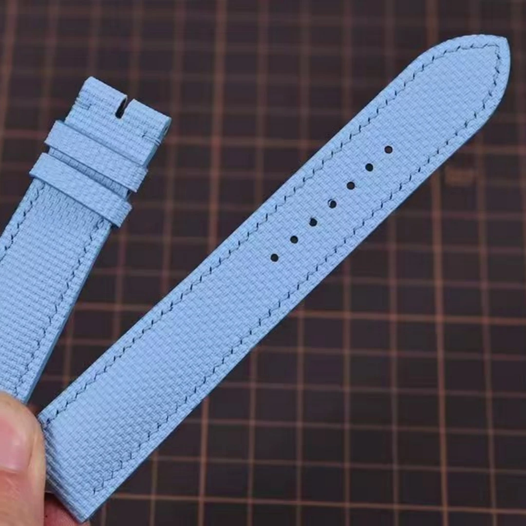 20 21 22mm Sailcloth FKM Rubber Genuine Leather Universal Watch Strap Fit For Rolex Grand Seiko Flat End Watch Band
20 21 22mm Sailcloth FKM Rubber Genuine Leather Universal Watch Strap Fit For Rolex Grand Seiko Flat End Watch Band