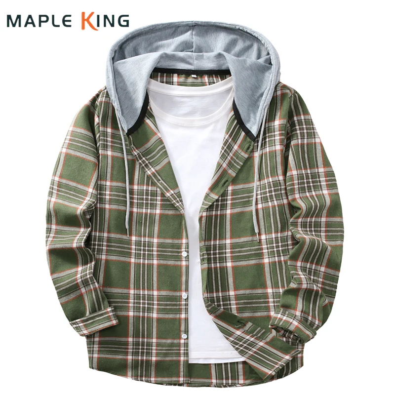 Harajuku клетчатая рубашка с капюшоном на шнурке для мужчин Camisas Hombres весна осень с длинным рукавом свободная мужская винтажная рабочая одежда в стиле хип-хоп
Harajuku клетчатая рубашка с капюшоном на шнурке для мужчин Camisas Hombres весна осень с длинным рукавом свободная мужская винтажная рабочая одежда в стиле хип-хоп
