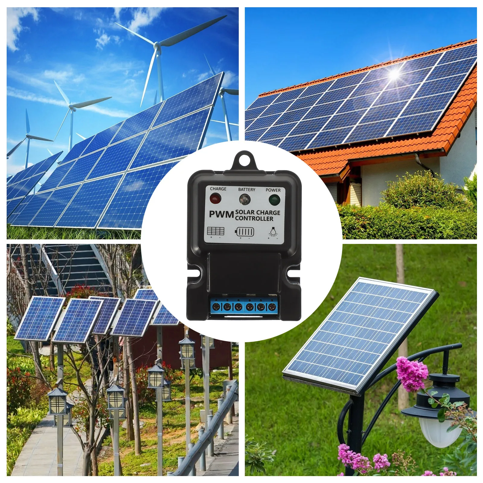 Solar Charge Controller 6V 12V 10A PWM Regulator Long St by Easy Install Manual Adjust LED Display
Solar Charge Controller 6V 12V 10A PWM Regulator Long St by Easy Install Manual Adjust LED Display