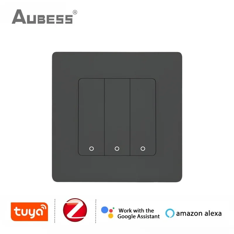 Tuya Zigbee умный сенсорный выключатель, настенная панель, умный переключатель, голосовое управление через Google Home Alexa Zigbee Hub need
Tuya Zigbee умный сенсорный выключатель, настенная панель, умный переключатель, голосовое управление через Google Home Alexa Zigbee Hub need