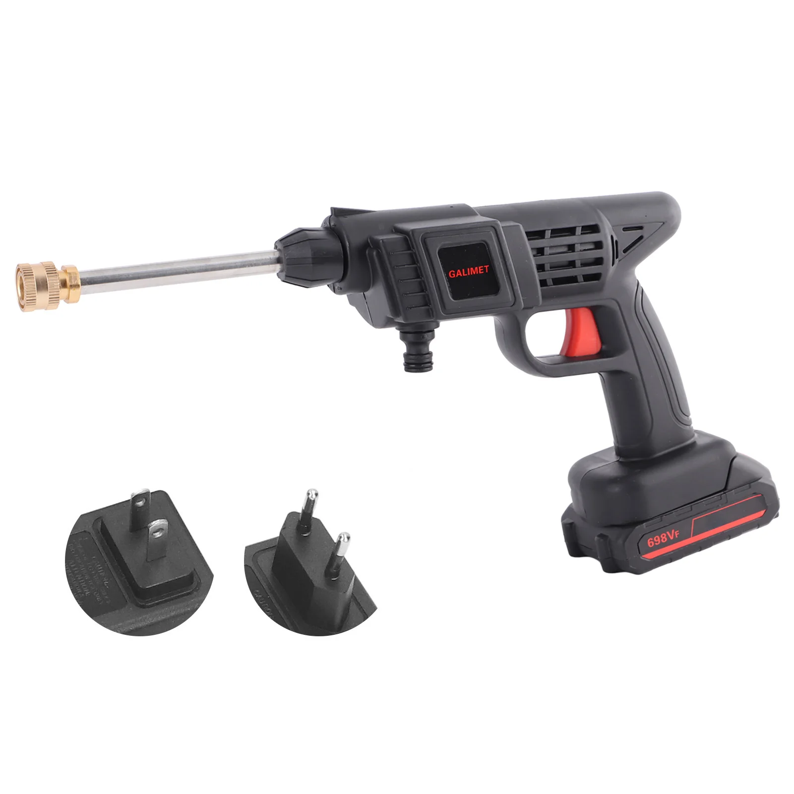 Power Cleaner Аккумуляторная мойка высокого давления 4,5-5,5 бар, диапазон 3-5 м, 460 Вт, портативный автомобильный очиститель высокого давления с батарейным питанием
Power Cleaner Аккумуляторная мойка высокого давления 4,5-5,5 бар, диапазон 3-5 м, 460 Вт, портативный автомобильный очиститель высокого давления с батарейным питанием